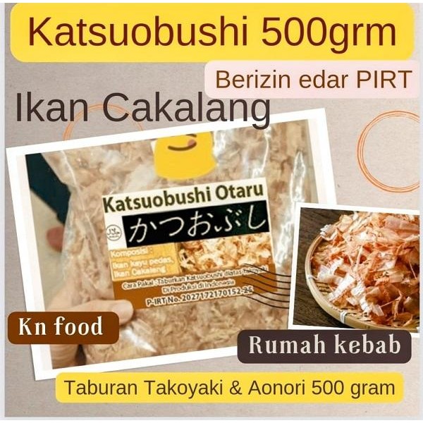 

Katsuobushi 500 Grm (Ikan Cakalang Asap Khas Jepang) Taburan Takoyaki