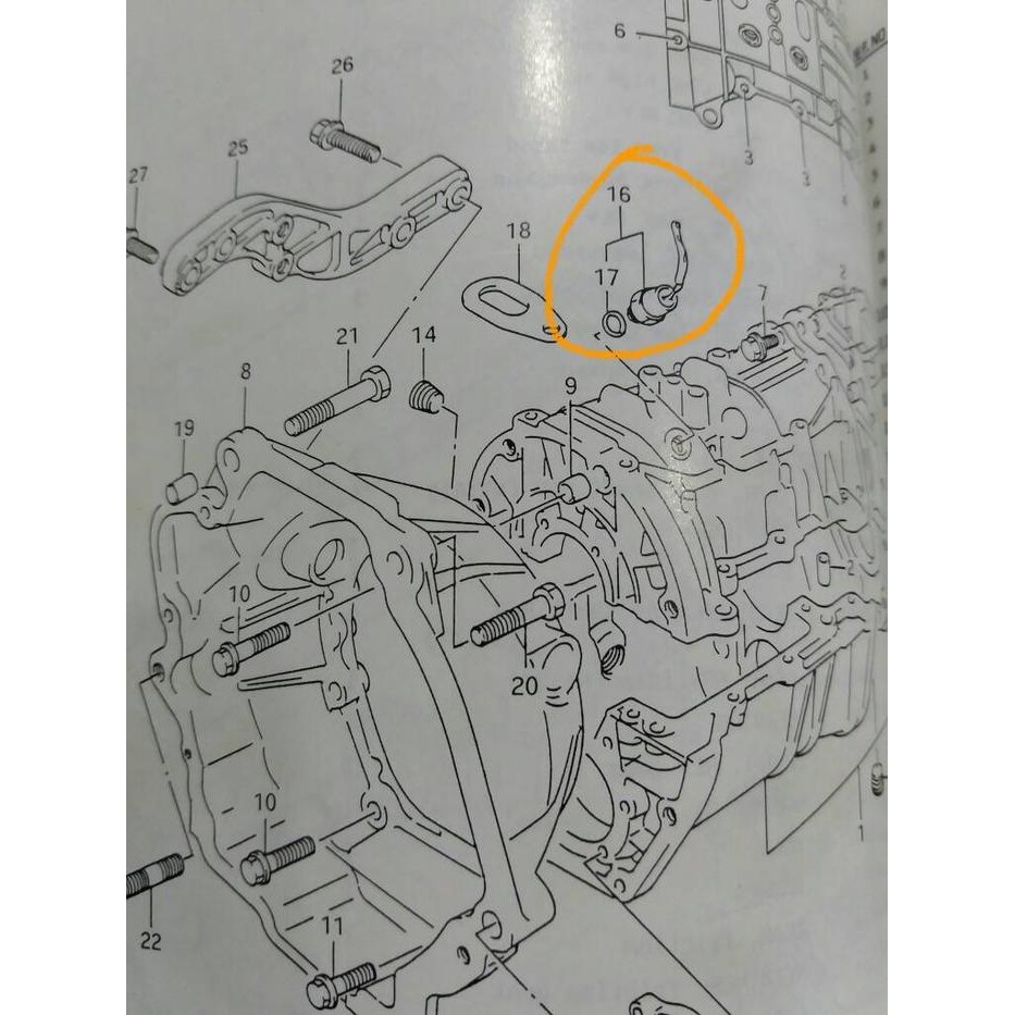 Switch Mundur Escudo 2000Cc Asli 2001-2005