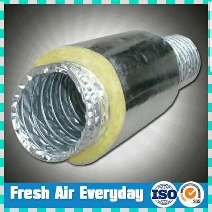 Unik Flexible Cerobong Ducting Isolasi 8"/Pipa Exhaust Ducting Aluminium