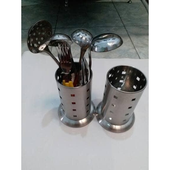 Tempat Sendok Garpu Stainless Steel