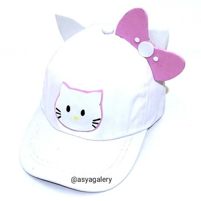 Top Anak Hello Kitty Lucu/Topi Hello Kitty Anak/Topi Hello Kitty