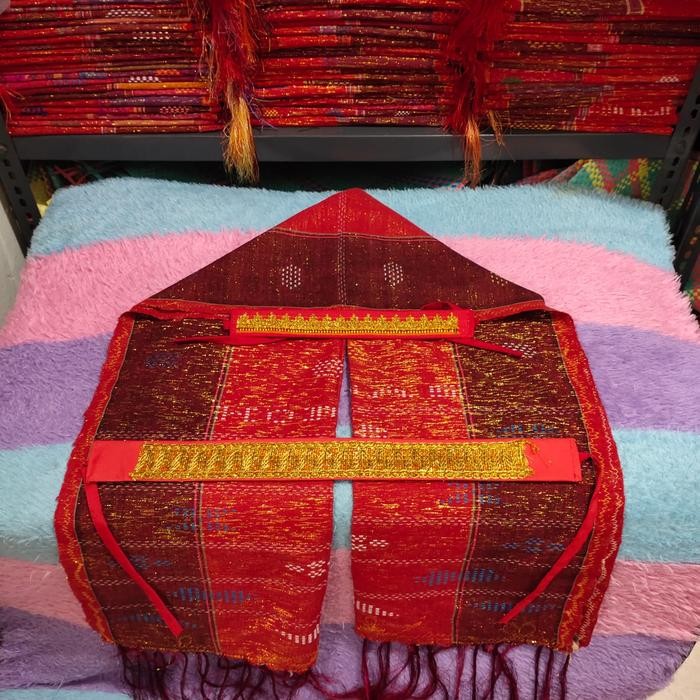 Paket 3 Sortali Anak - Ikat Pinggang Anak - Ulos Sadum Hande Hande / Ulos Batak Toba /Ulos Batak