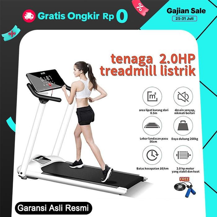 Treadmill Elektrik Tredmil Listrik 2.0 Mesin Lari Olahraga Gym Fitness Cardio Alat Fitness