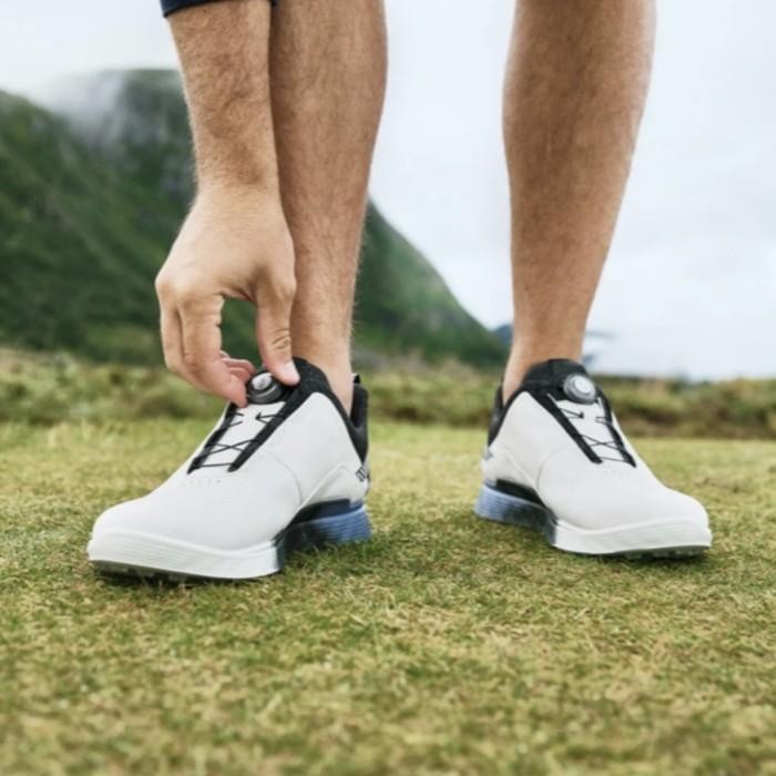 Ecco Golf Shoes Boa White/Black - Men