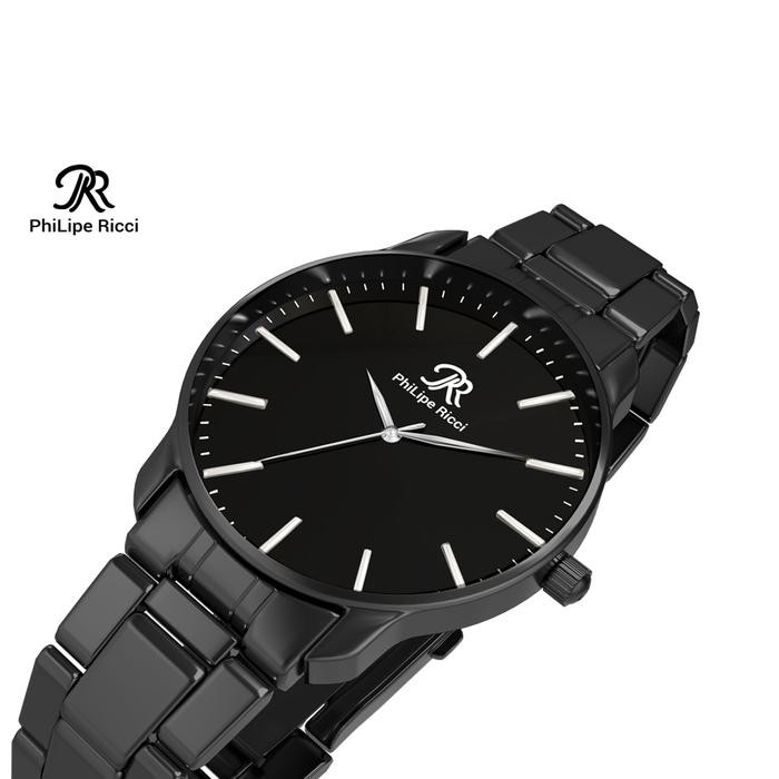 PhiLipe Ricci Jam Tangan Pria Besi Rantai Analog Original PR15 Free Box