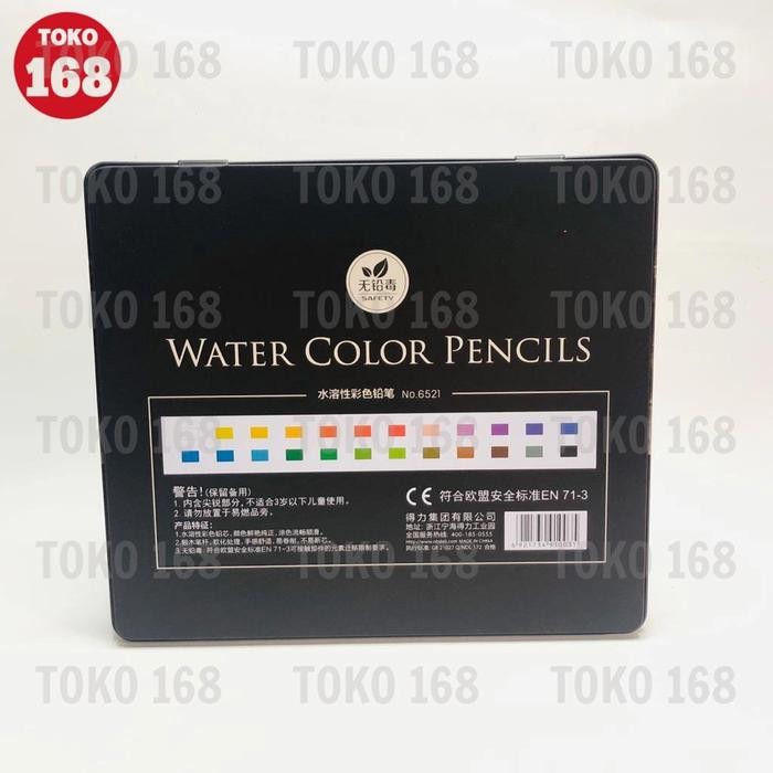 

DELI Watercolor Pencil 24 Colors / 24 Warna 6521 (SET)