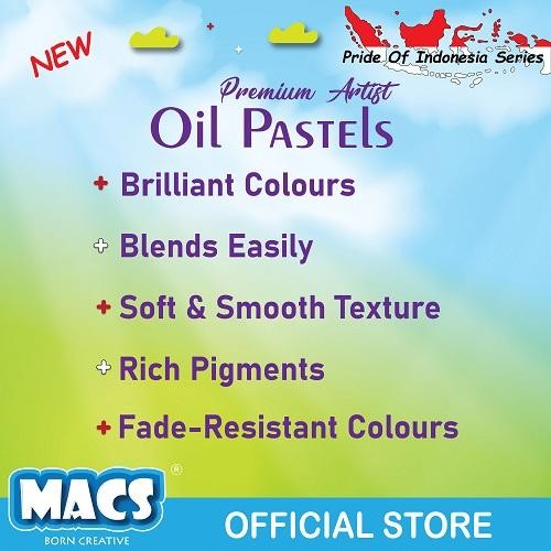 

MACS Artist Premium Crayon Oil Pastel 24 Color