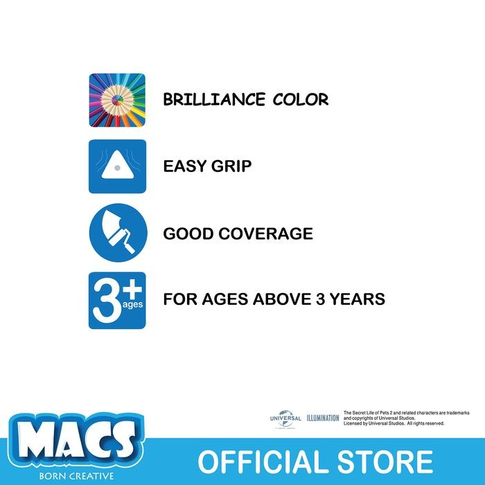 

MACS Coloring Pencils The Secret Life Of Pets 2 - Gidget (24 colors)