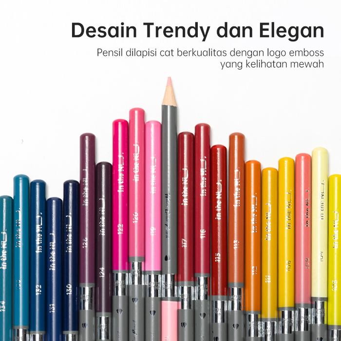 

Nusign Watercolor Pencil / Pensil Warna 48 72 Warna Gratis Kuas NS731