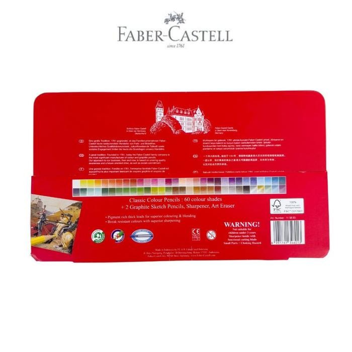 

Faber-Castell Pensil Warna Lengkap Classic Colour Pencils Set 60 dan 100