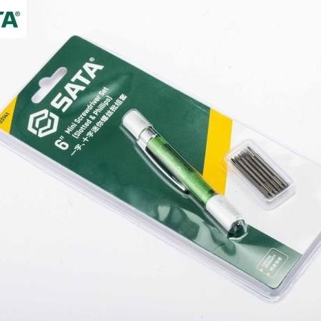 Diskon Obeng Presisi 03141 - 6Pc Precision Screwdrive Set Sl- & Ph+ Tip Sata