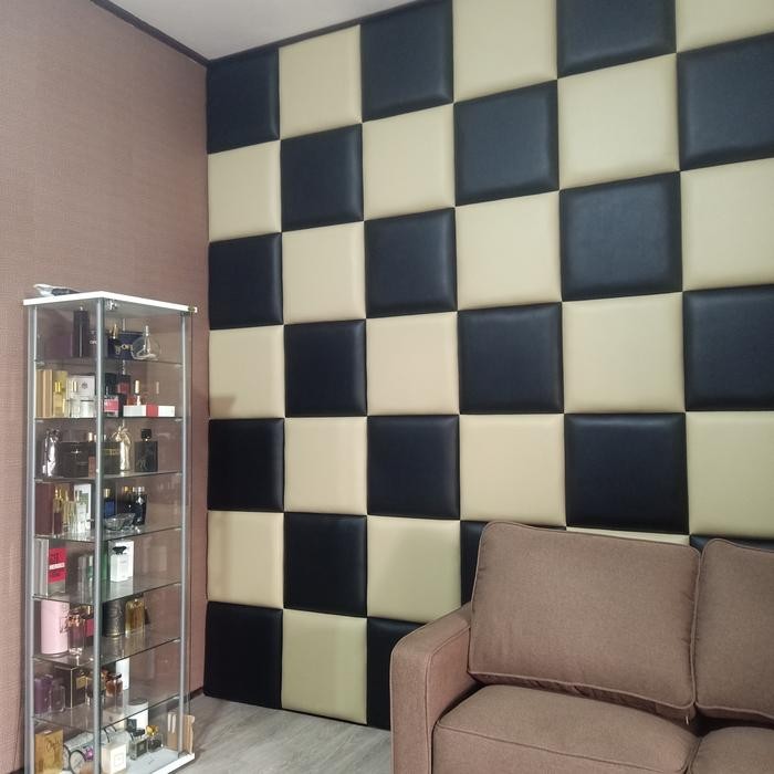 LEATHER HEADBOARD WALLPANEL STICKER PANAL KULIT / STICKER DINDING