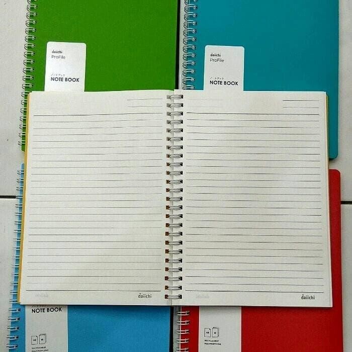 

I77W Note Book/Ring/Memo Buku Diary Catatan Daiichi A5 Harga Promo