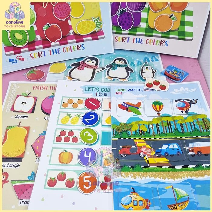 

5 Aktivitas Edukasi Anak Pra TK 2 3 4 Tahun Buku Edukasi Paud Bisa Copot Pasang Busy Book Busy Page