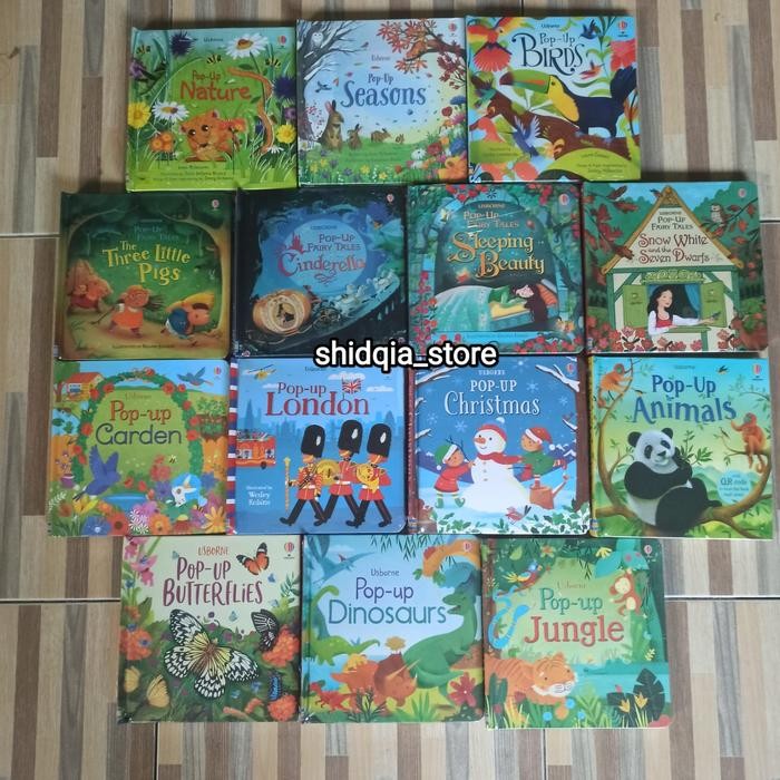

Buku anak U$borne Pop Up buku Cerita & Edukasi Anak 3 Dimensi (scan QR code baca cerita) Hardbook