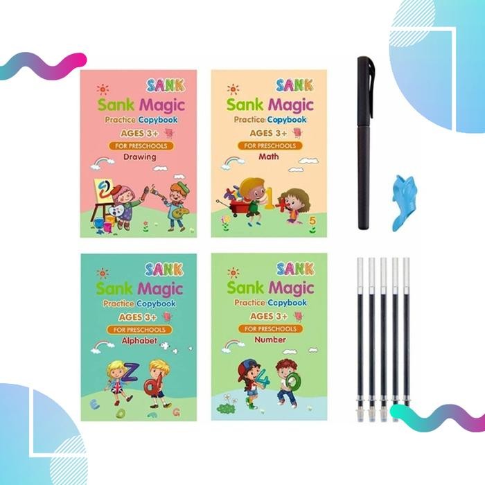 

Book Line Magic Original Mainan Edu Buku Tracing Line Magic Sank Magic