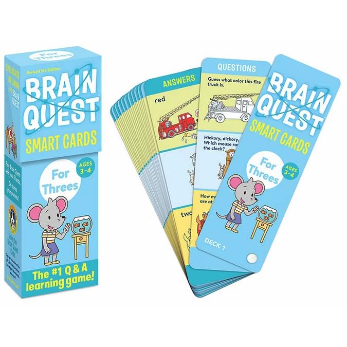 

NEW EDITION Brain Quest - Ages 3-4 Question and Answer Revised 5th Edition