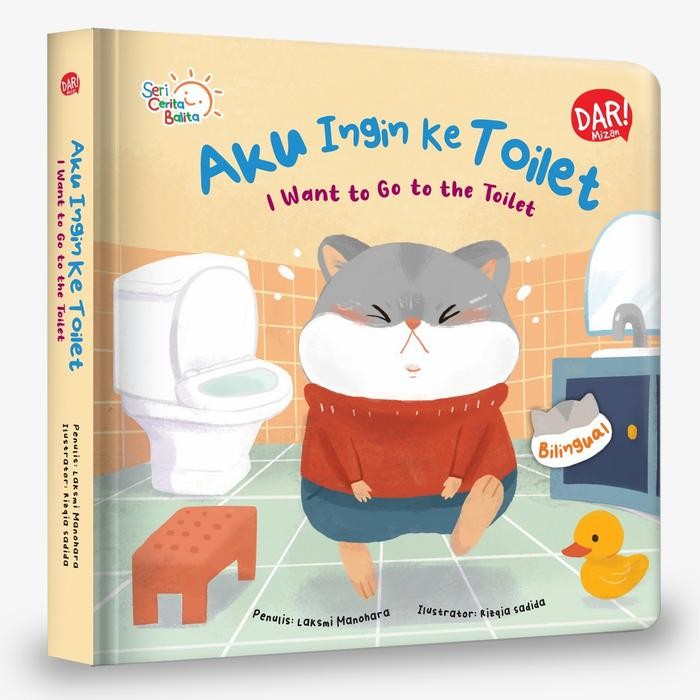 

[Mizan] Buku Anak SCB: Aku Ingin Ke Toilet - Bilingual (Boardbook)