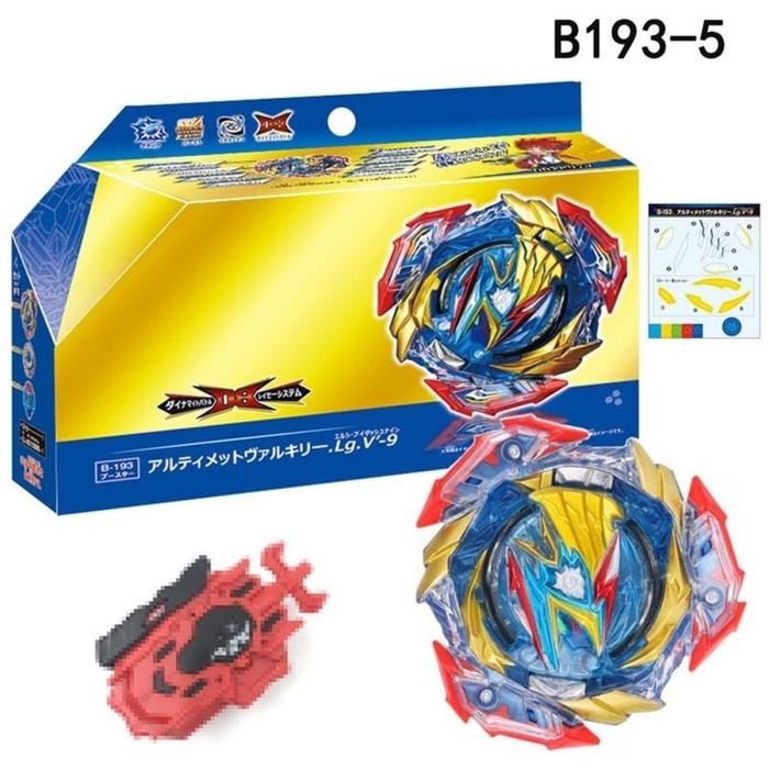 Mainan Gasing Beyblade Ultimate Valkyrie B-193 Sparking Launcher Set lengkap