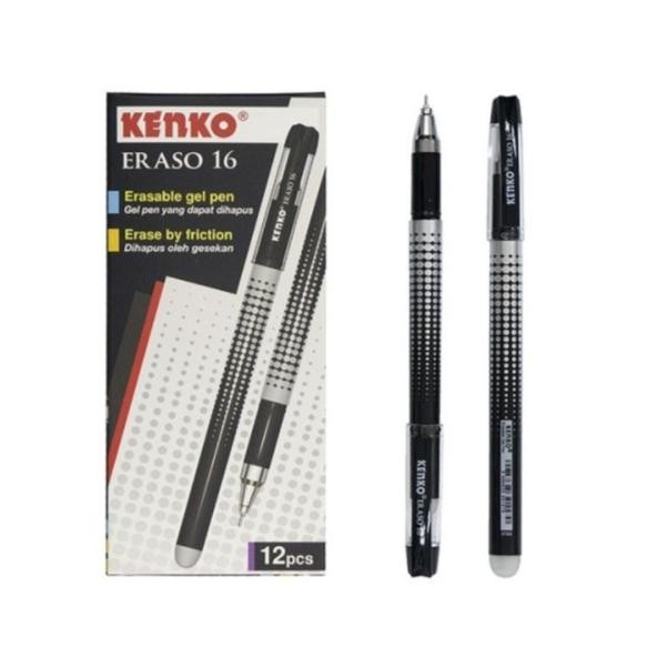 

X689 [ Lusin ] Pulpen Hapus Kenko Eraso 16 Erasable Bisa Dihapus
