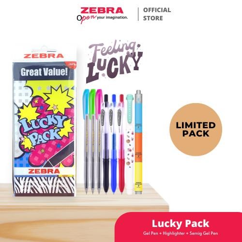 

X689 Zebra Lucky Pack - Random Paket Pulpen