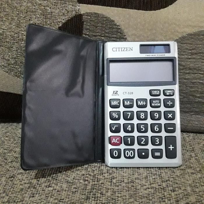 

X689 Kalkulator Saku Kantong 12 Digit Citizen Ct 328 - Calculator Pocket