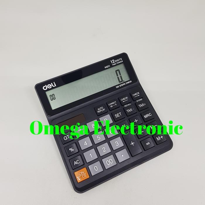

X689 Deli M011 M 011 Calculator Check Correct Desktop Kalkulator 12 Digits