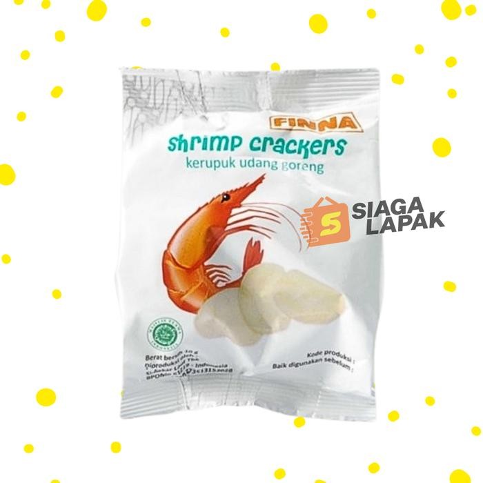 

Sale!! Finna Kerupuk Udang / Bawang 1 Dus Krupuk Goreng Matang Siap Makan