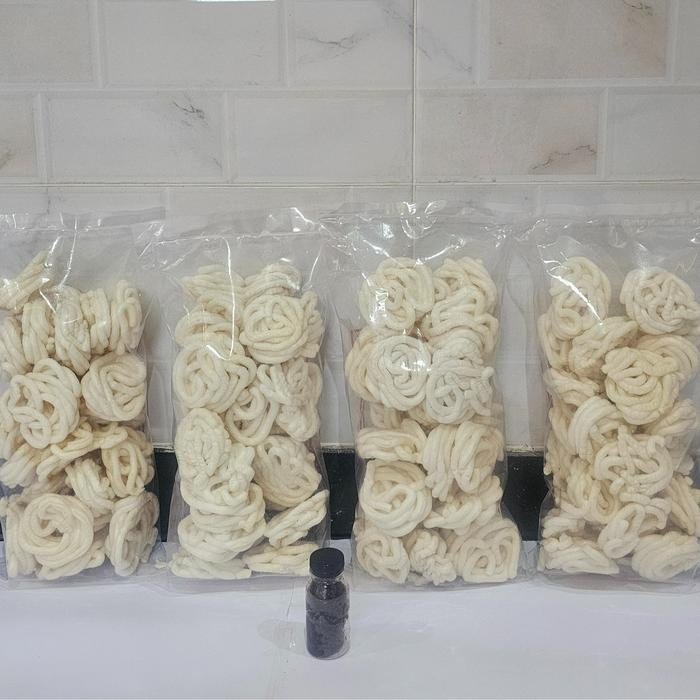 

Sale!! Paket Fresh 1 Kerupuk Sanggul 200Gr X 4 Bks Sambal Terasi