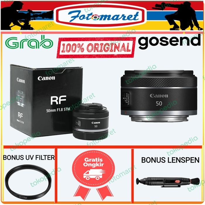 CANON RF 50MM F1.8 STM/50MM/LENSA CANON RF 50MM F1.8