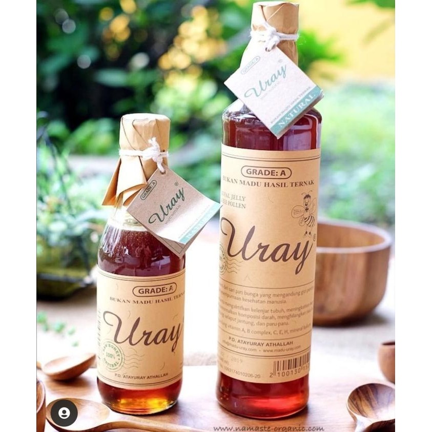

Madu Uray / Madu Lebah Hutan / 100% Raw Natural Honey 330ml
