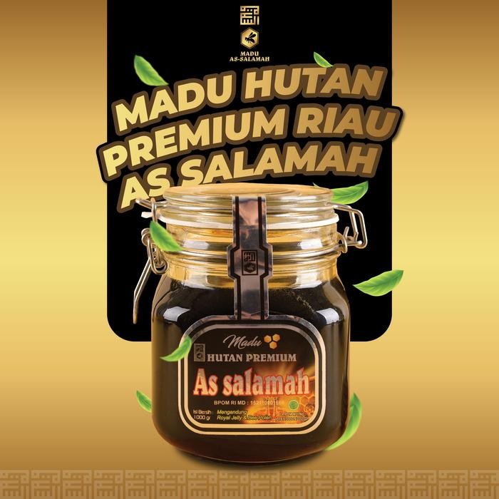 

As Salamah - Madu Hutan Murni Riau Premium 1000 Gram Alami Original