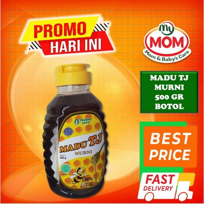 

MADU TJ Murni 500gr Botol Madu Murni Madu Super Madu Asli MyMom Honey Merah