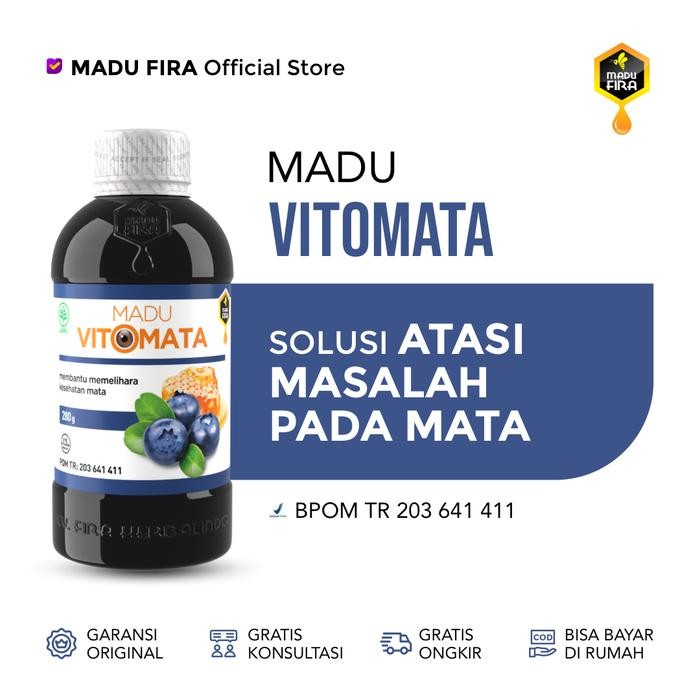 

Madu Vitomata Original BPOM Paket 1 Botol 280gr