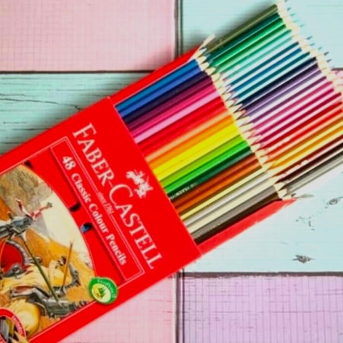 

PENSIL WARNA FABER CASTELL CLASSIC ISI 48