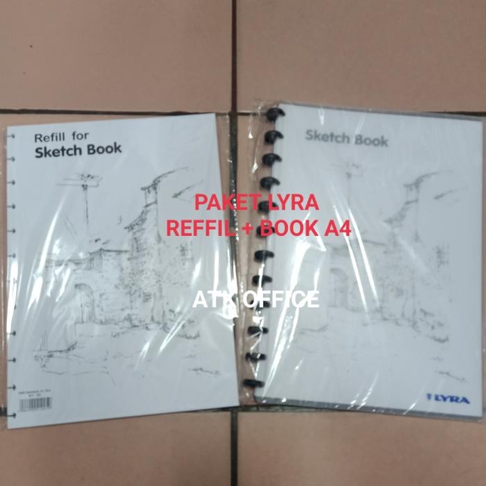 

Paket Sketch Book A4 Lyra + Refill Sketch Book