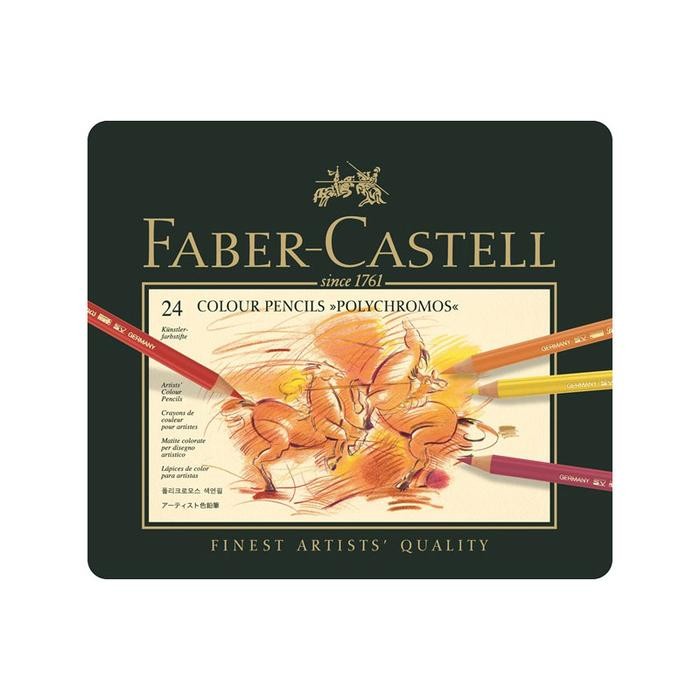 

ATK0345FC 24 warna polychromos 110024 pensil classic faber castell