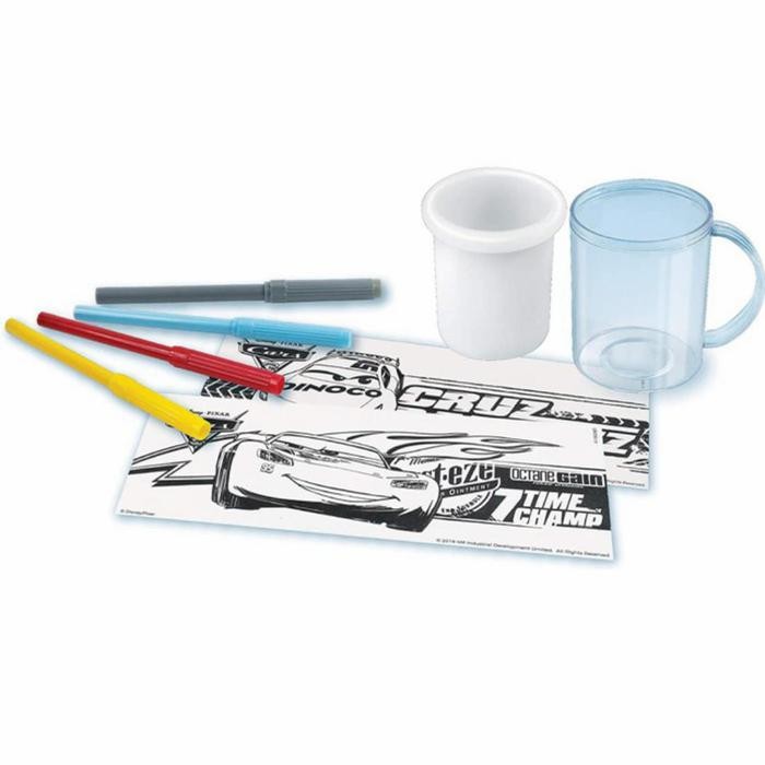 

4M Mainan Kreatif Anak Disney Pixar Cars Colour In Mug Mewarnai Gelas