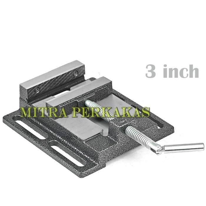 Diskon Sellery Ragum 3 Inch, Ragum Catok Untuk Stand Bor Jepitan Dudukan Bor