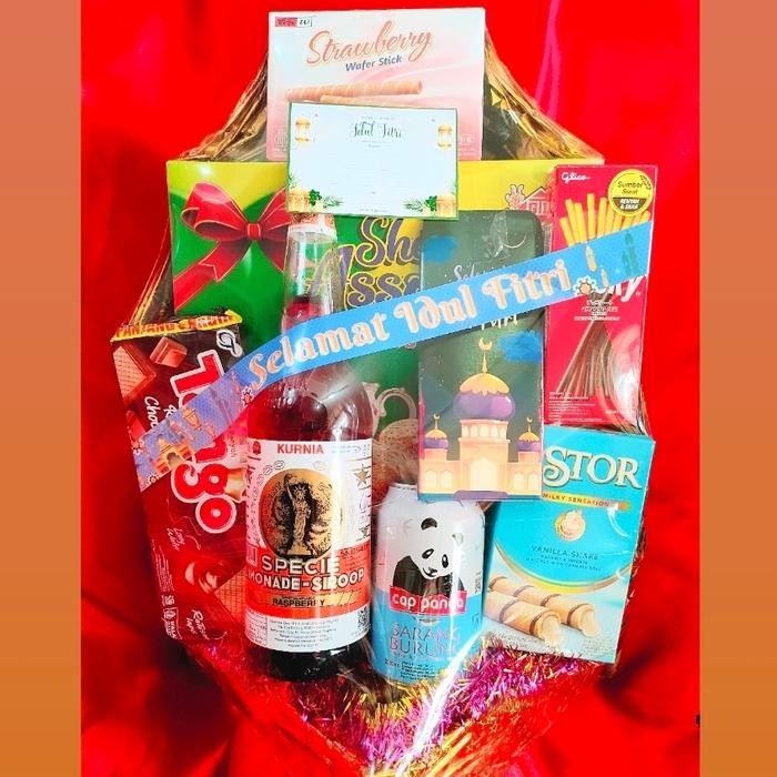 

Parcel lebaran 2021 Snack Sirup Minuman RAMADHAN FREE KARTU IDUL FITRI