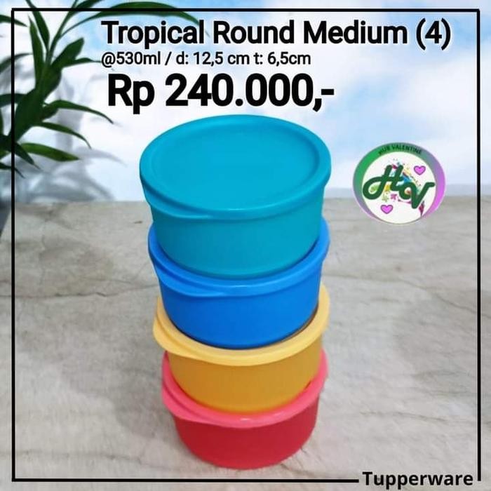 Tropical Medium 530Ml Wadah Tupperware
