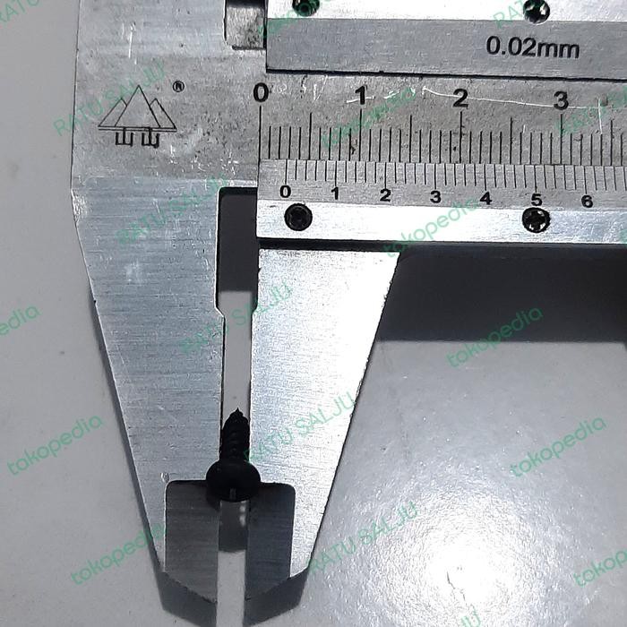 

SEKRUP MINI ELEKTRONIK (2,8 X 9) WARNA HITAM DOF