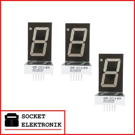 

7 SEGMENT 1.2 INCH / 1.2 INCH COMMON ANODE / ANODA WARNA MERAH