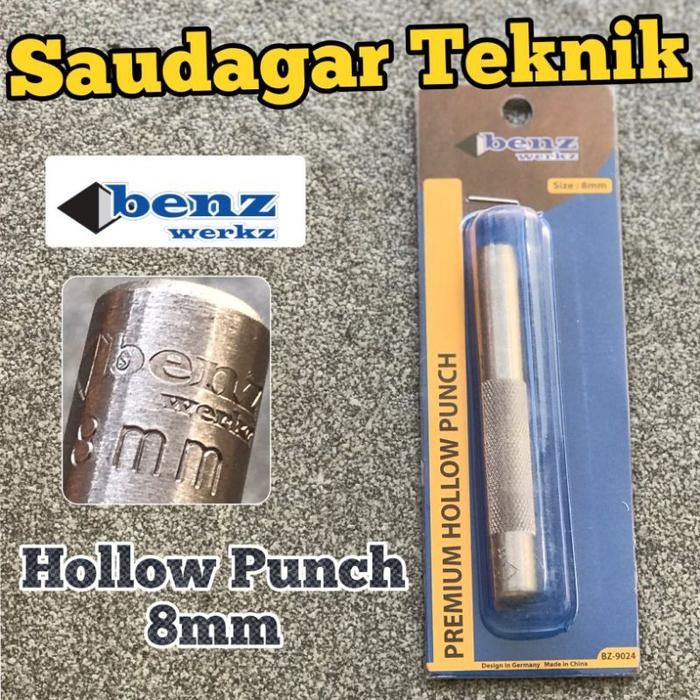 

Hollow Punch Pukul 8 Mm Pembuat Lubang 8Mm Plong Pembolong Plat 8 Mm Benz Werkz