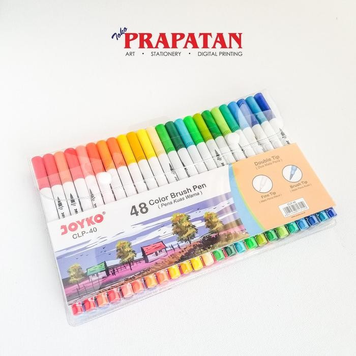 

Joyko Color Brush Pen 48 warna CLP-40 / Pena Kuas - Spesifikasi