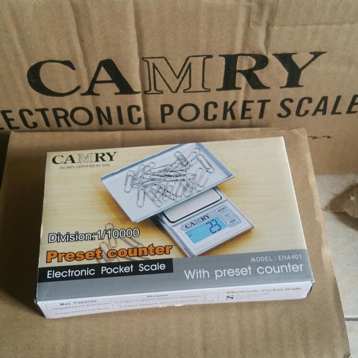 TIMBANGAN EMAS CAMRY DIGITAL POCKET