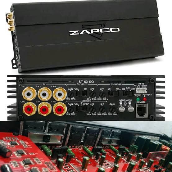 AMPLIFIER ZAPCO ST-6X SQ
