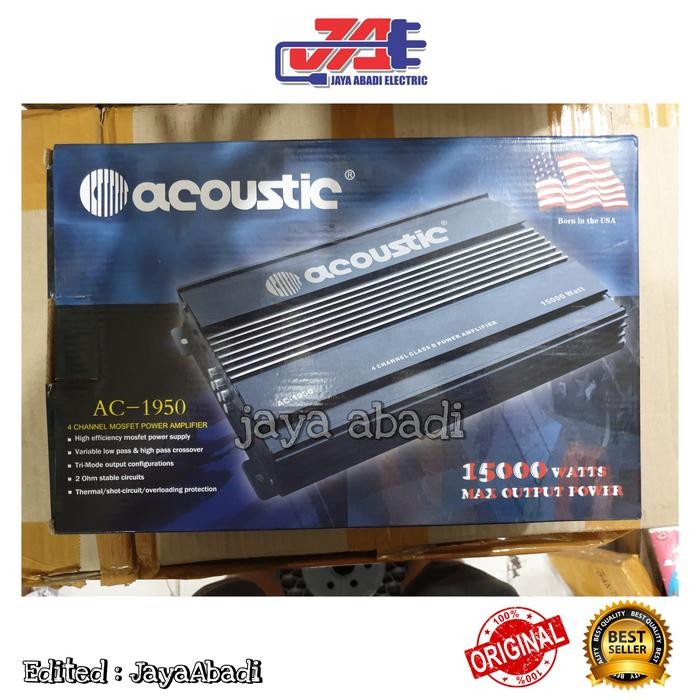 POWER 4 CHANNEL MOSFET ACOUSTIC AC 1950 (15000WATT)