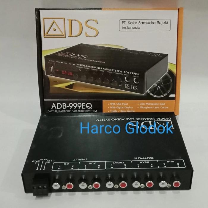 PARAMETRIK PRE AMP ADS ADB-999EQ EQULIZER ADS -999EQ BLUETOOTH