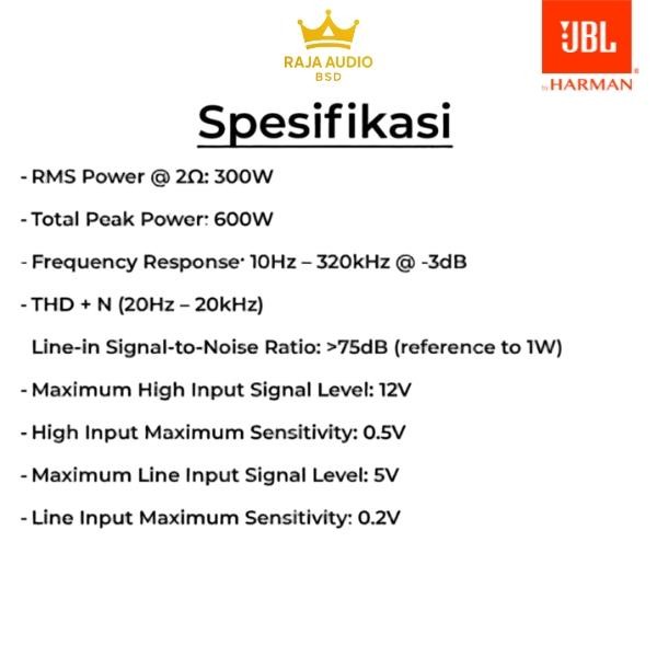 JBL STAGE A3001 POWER MONOBLOCK AMPLIFIER 1 CHANNEL